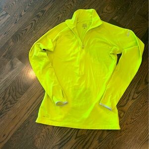 Nike pro long sleeve half zip